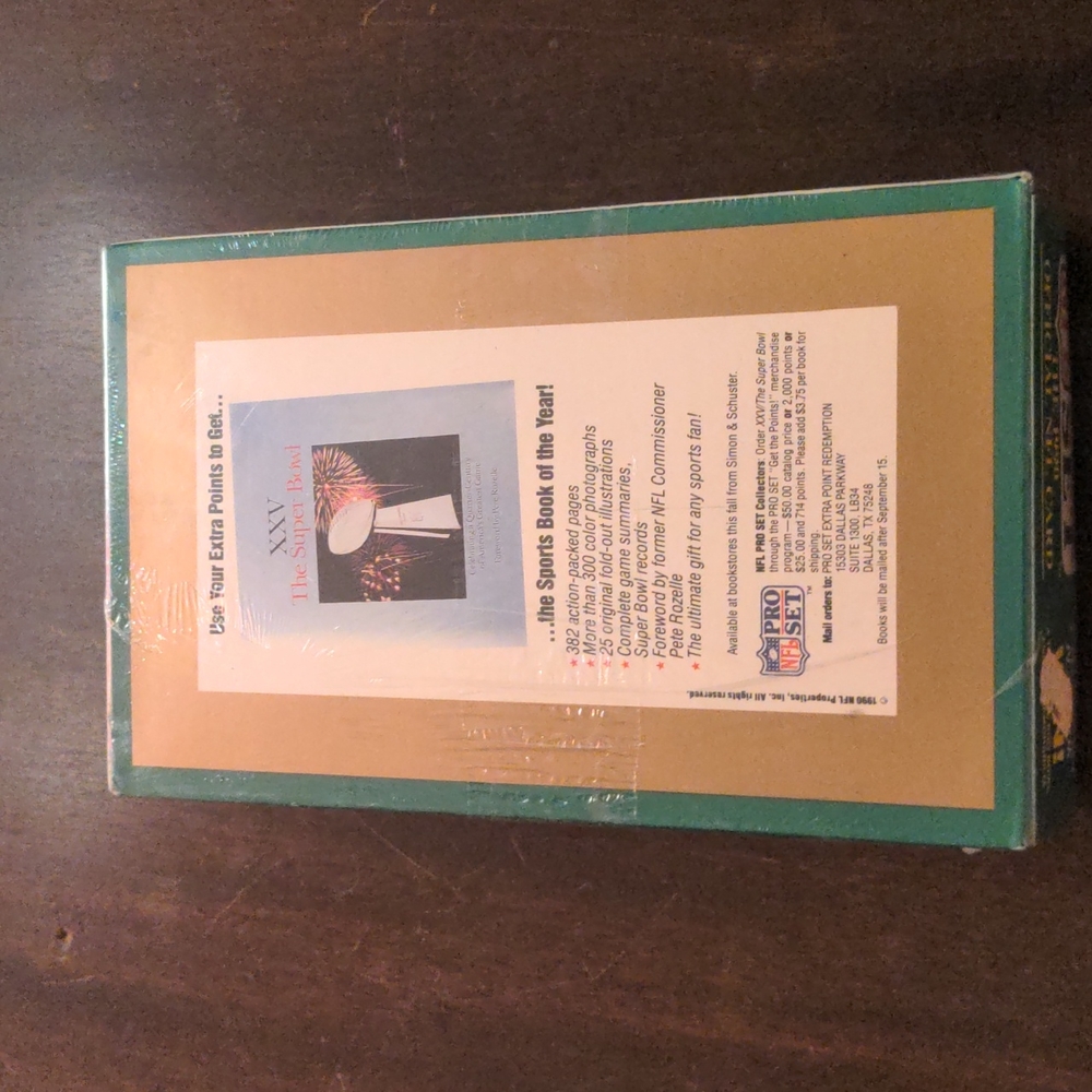 1990 NFL Pro Set Football Box - Picture 7 of 7